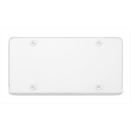 STRIKER Tuf Flat Novelty License Plate shield, Clear ST55975
